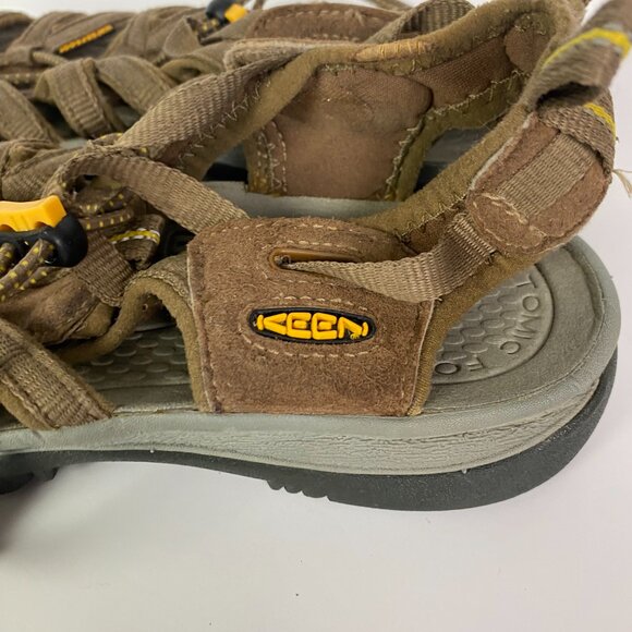 Keen Whisper Water Sandals Women's Size 9 Brown Waterproof Bungee Hiking Outdoor - Picture 5 of 12